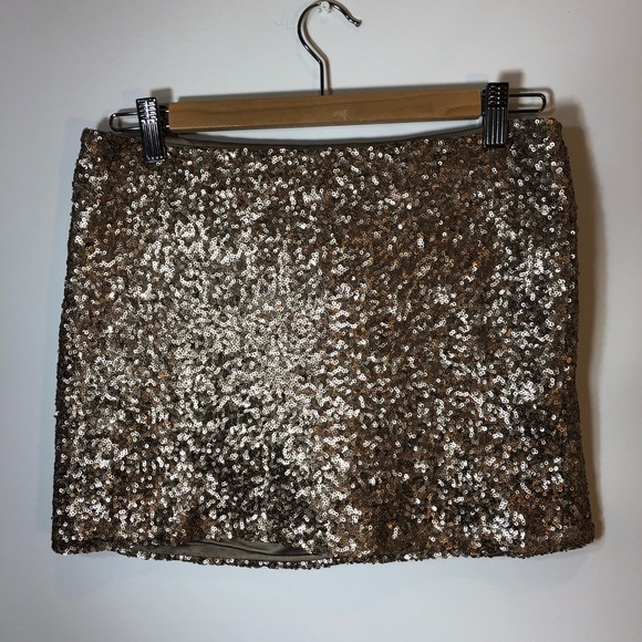 MM Couture by Miss Me Sequin Mini Skirt - Picture 2 of 5